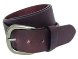 Elite Full Grain Leather Brown 1.5" Wide Belt