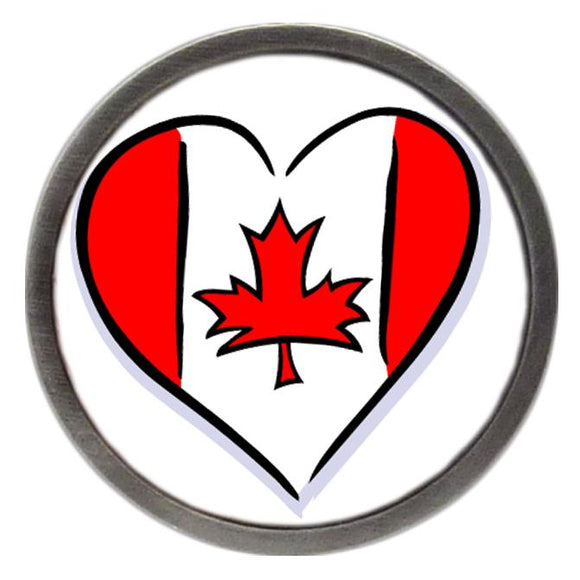 Canadian Flag Love Heart Clik